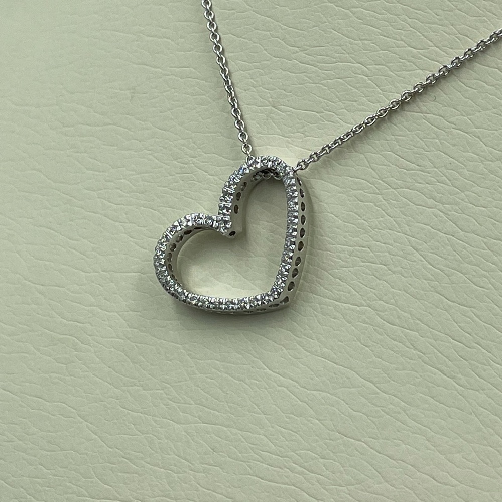 Incredible Floating Diamond Heart.